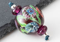 Lampwork Flower Murrini Bead Set