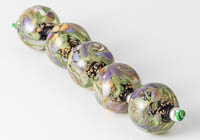 Lampwork Swirly Beads