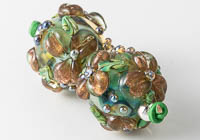 Flowery Lampwork Beads alternative view 2