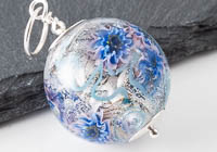 Lampwork Flowery Bead Pendant