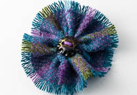 Harris Tweed Flower Brooch