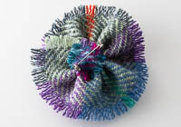 Harris Tweed Flower Brooch alternative view 1