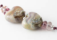 Lampwork Heart Beads alternative view 2