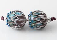 Lampwork Dahlia Beads