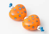 Lampwork Heart Beads