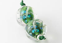 Dichroic Swirly Lampwork Beads alternative view 2