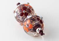 Dichroic Flowery Lampwork Beads alternative view 1