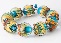 Lampwork Aster Beads alternative view 1