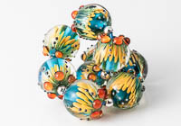 Lampwork Aster Beads alternative view 2