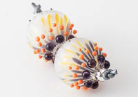 Lampwork Dahlia Beads alternative view 2