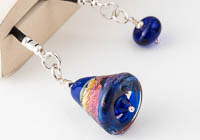 Blue Lampwork Bookmark