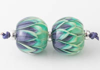 Lampwork Dahlia Beads