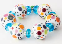 Spotty Lampwork Beads