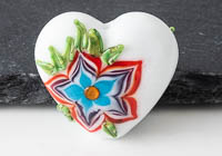 Lampwork Heart Bead