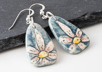 Flowery Ceramic Earrings