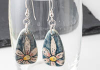 Flowery Ceramic Earrings alternative view 1