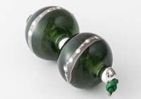 Dark Green Lampwork Beads alternative view 1