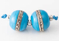 Turquoise Lampwork Beads