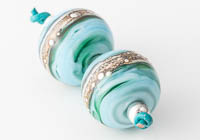 Teal Lampwork Beads alternative view 1