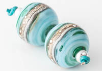 Teal Lampwork Beads alternative view 2