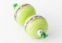 Lime Lampwork Beads alternative view 1