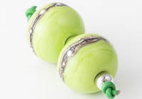 Lime Lampwork Beads alternative view 2