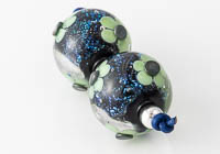 Dichroic Lampwork Flowery Beads alternative view 1