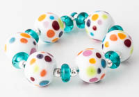 Spotty Lampwork Beads