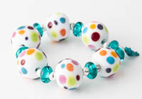 Spotty Lampwork Beads alternative view 2