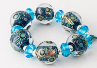 Dichroic Lampwork Dotty Beads alternative view 2