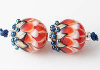 Lampwork Dahlia Beads