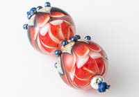 Lampwork Dahlia Beads alternative view 1