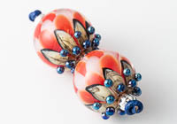 Lampwork Dahlia Beads alternative view 2