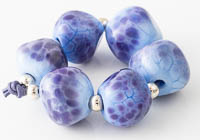 Blue and Purple Lampwork Beads alternative view 1