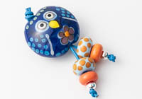 Owl Lampwork Bead Set alternative view 2