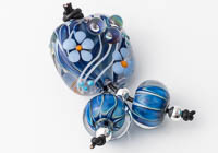 Lampwork Flowery Bead Set alternative view 1