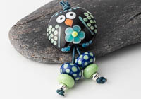 Owl Lampwork Bead Set