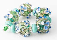 Flowery Lampwork Beads alternative view 1