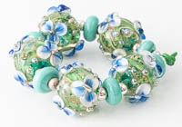 Flowery Lampwork Beads alternative view 2