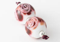 Lampwork Rose Beads alternative view 1