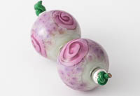 Lampwork Rose Beads alternative view 2