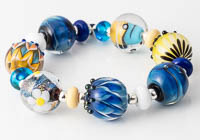 Flowery Lampwork Bead Set