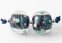 Dichroic Lampwork Beads