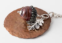 Lampwork Acorn Pendant alternative view 1