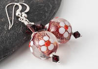 Flowery Dichroic Earrings alternative view 1