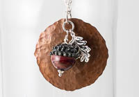 Lampwork Acorn Pendant alternative view 2