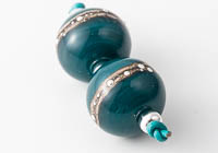 Teal Lampwork Beads alternative view 2