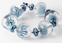 Lampwork Aster Beads