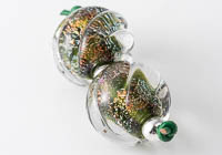 Dichroic Swirly Lampwork Beads alternative view 1