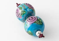 Lampwork Rose Beads alternative view 1